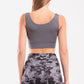 Smoke Grey Molded Cup Sports Bra