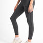 Black Heather Lined Pocket Leggings