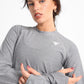 Grey Heather Long Sleeve Top