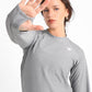 Grey Heather Long Sleeve Top