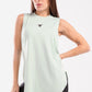 Mint Round Hem Top