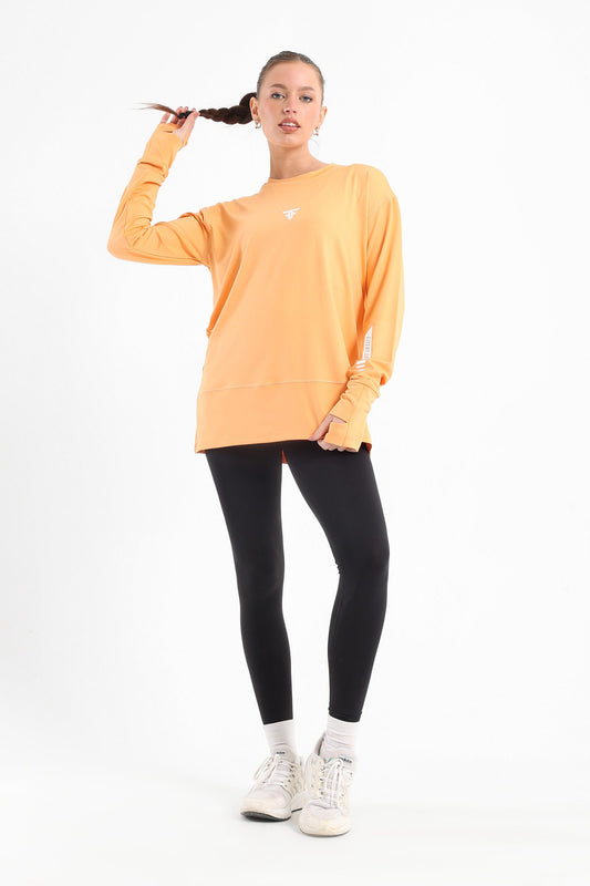 Apricot Warm-Up Modest Top