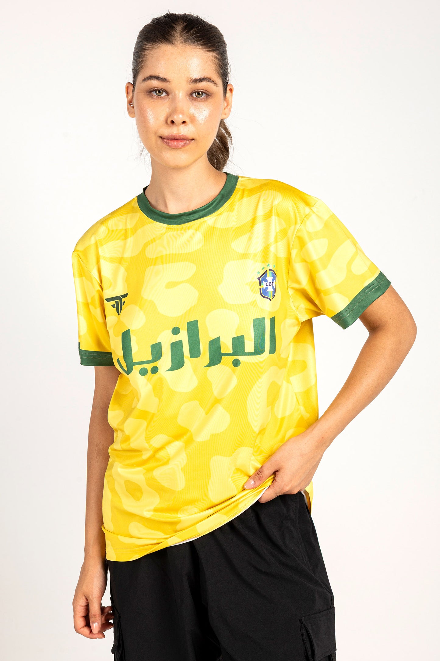Brazil Samba Storm Jersey – alternate view | Fit Freak