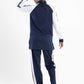 Classic Stand Up Collar Tracksuit In Dark Blue