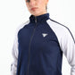 Classic Stand Up Collar Tracksuit In Dark Blue