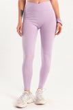 Hybrid Lilac Cross Leggings
