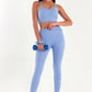 Hybrid Sky Blue Core Sports Bra