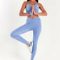 Hybrid Sky Blue Cross Leggings