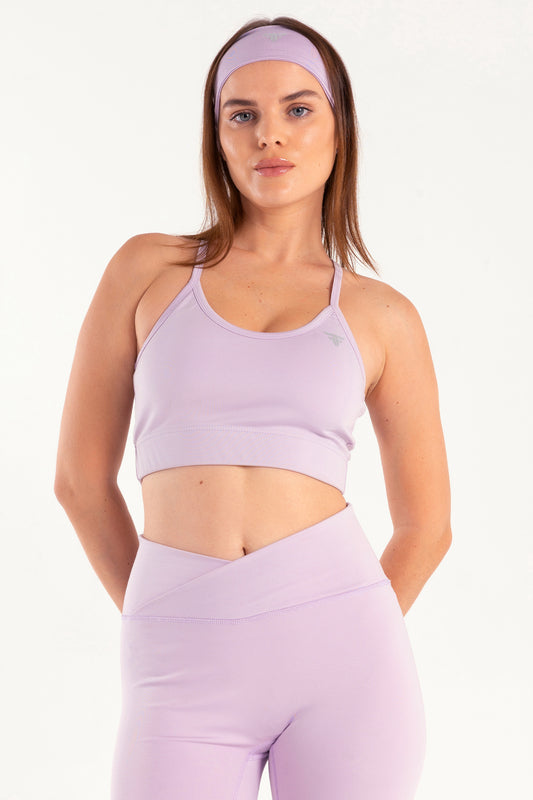 Hybrid Lilac Core Sports Bra
