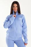 Hybrid Sky Blue Zip Jacket