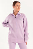 Hybrid Lilac Zip Jacket
