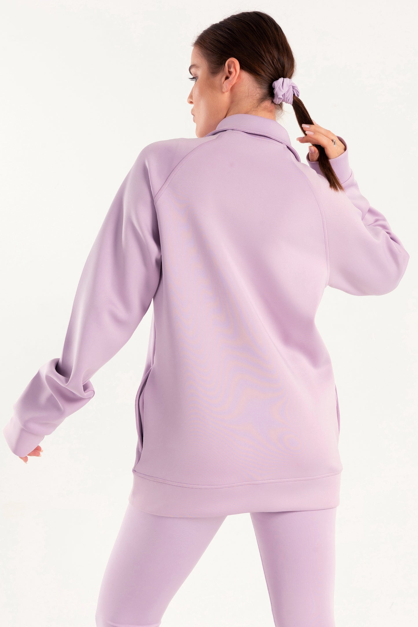 Hybrid Lilac Zip Jacket