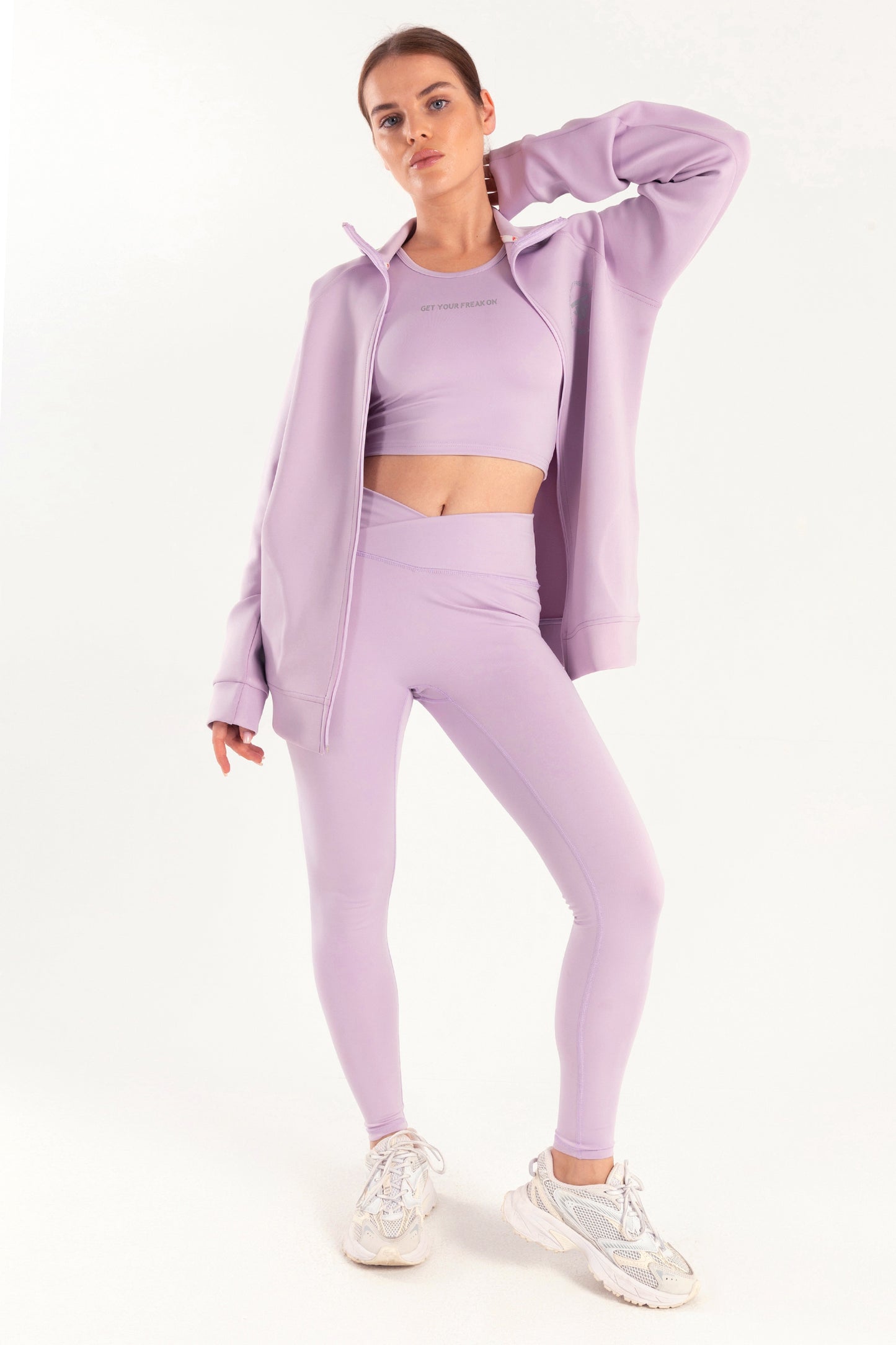 Hybrid Lilac Zip Jacket