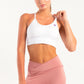 Hybrid White Core Sports Bra