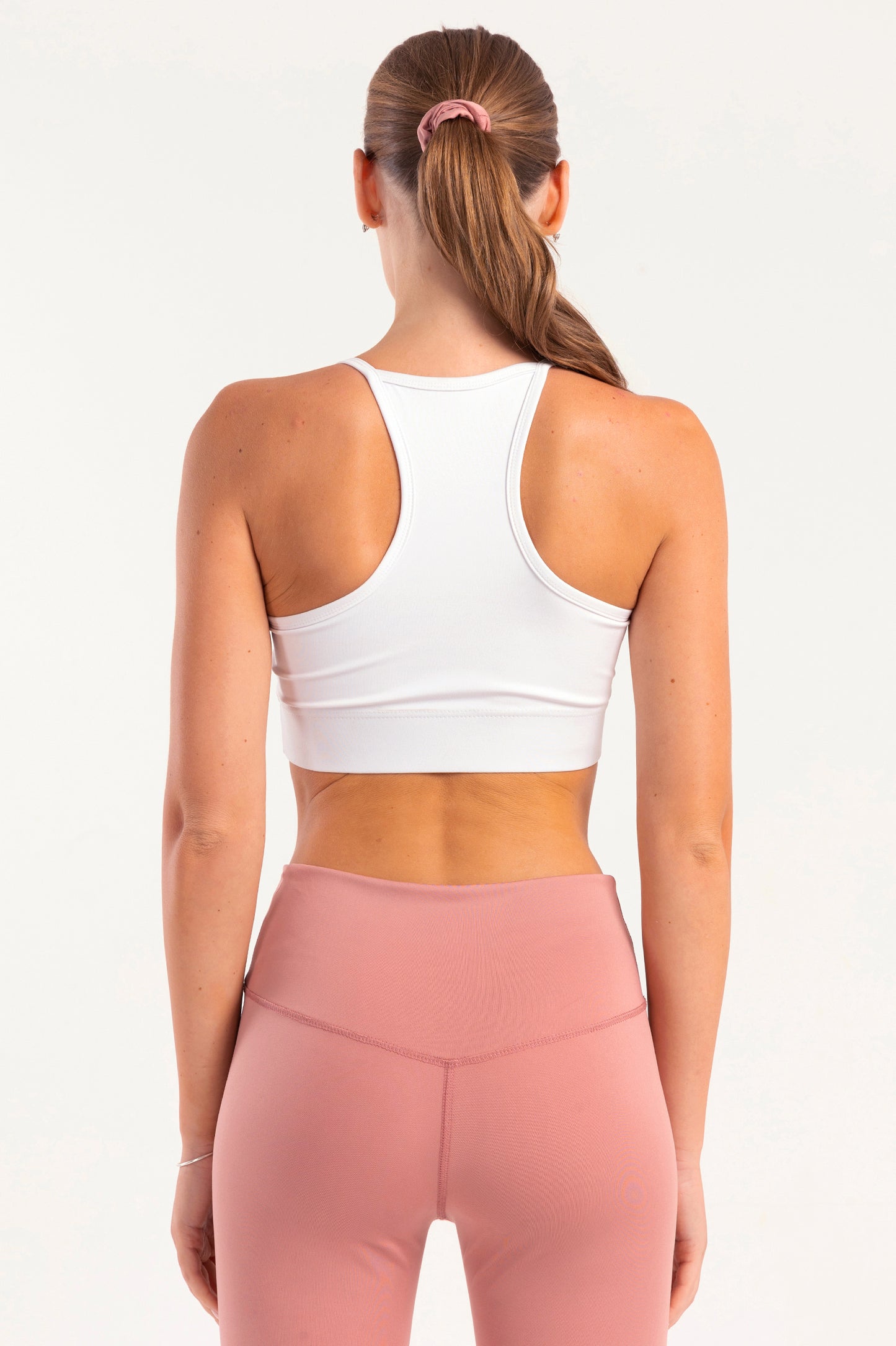 Hybrid White Core Sports Bra