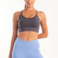 Hybrid Smoke Grey Core Sports Bra