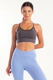 Hybrid Smoke Grey Core Sports Bra