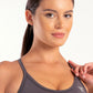 Hybrid Smoke Grey Core Sports Bra