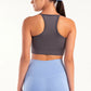 Hybrid Smoke Grey Core Sports Bra
