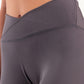 Hybrid Smoke Grey Cross Leggings