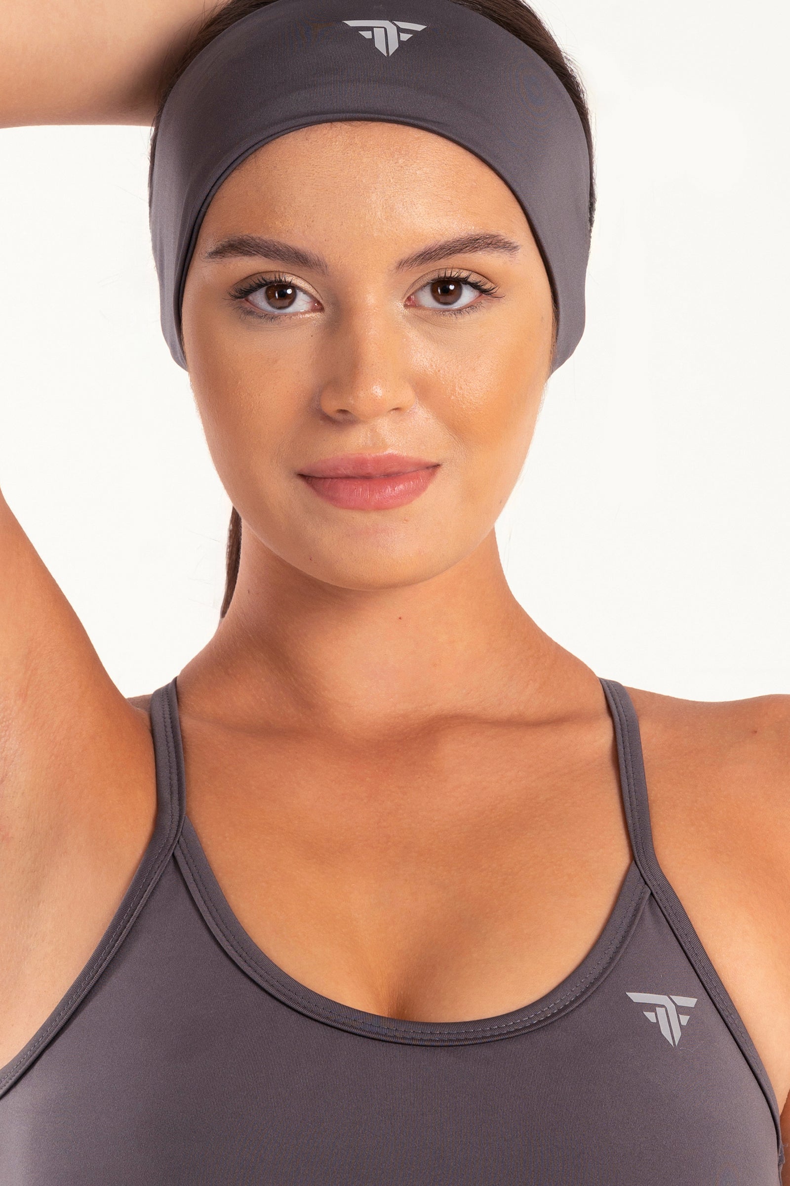 Headband In Smoke Grey - headpiece