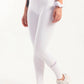 Hybrid White Cross Leggings