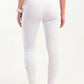 Hybrid White Cross Leggings