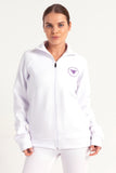 Hybrid White Zip Jacket