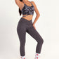 Smokecamo Back Mesh Printed Sports Bra