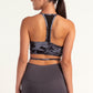 Smokecamo Back Mesh Printed Sports Bra