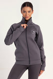 Hybrid Smoke Grey Zip Jacket