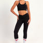Hybrid Black Core Sports Bra