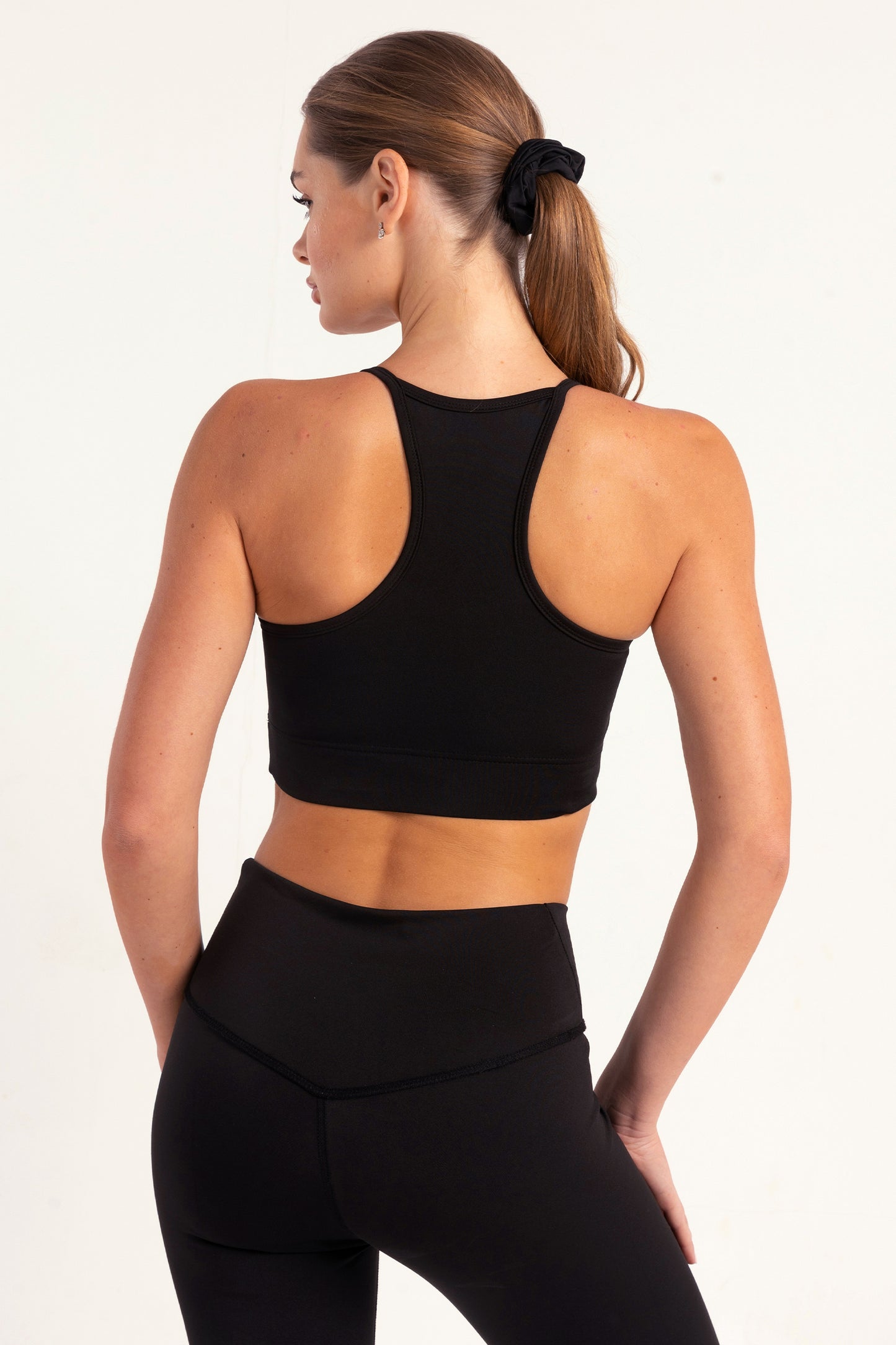 Hybrid Black Core Sports Bra