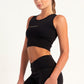 Hybrid Black Edge Crop Top