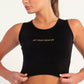 Hybrid Black Edge Crop Top