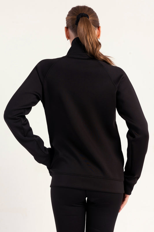 Hybrid Black Zip Jacket