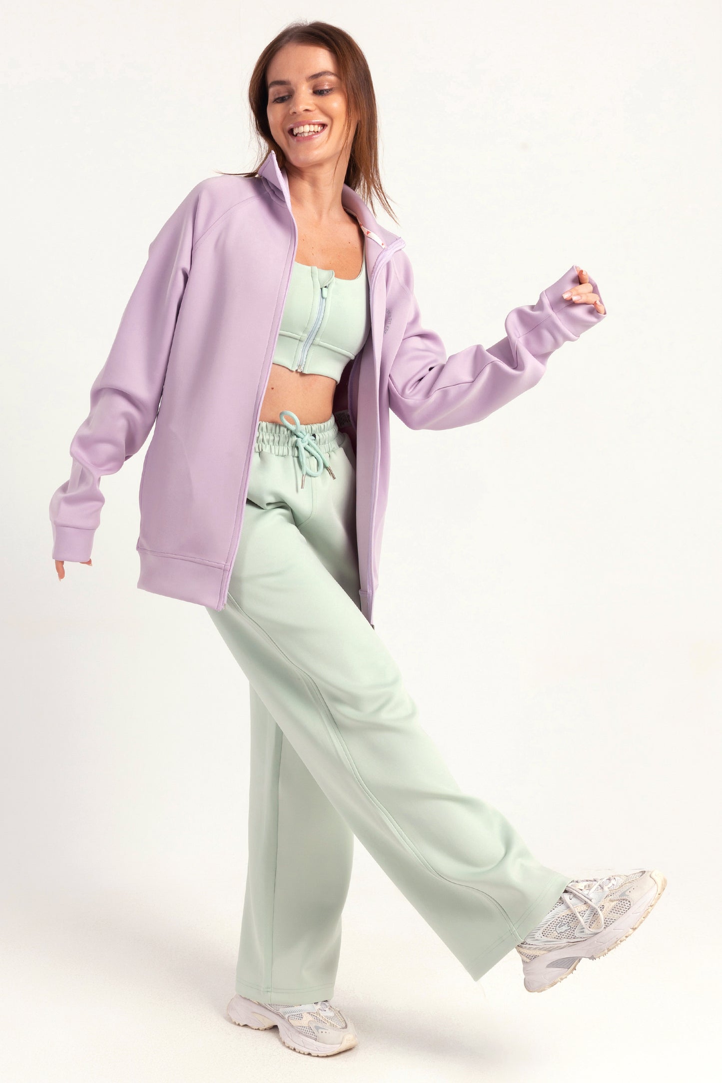 Hybrid Mint Wide Leg Sweatpants