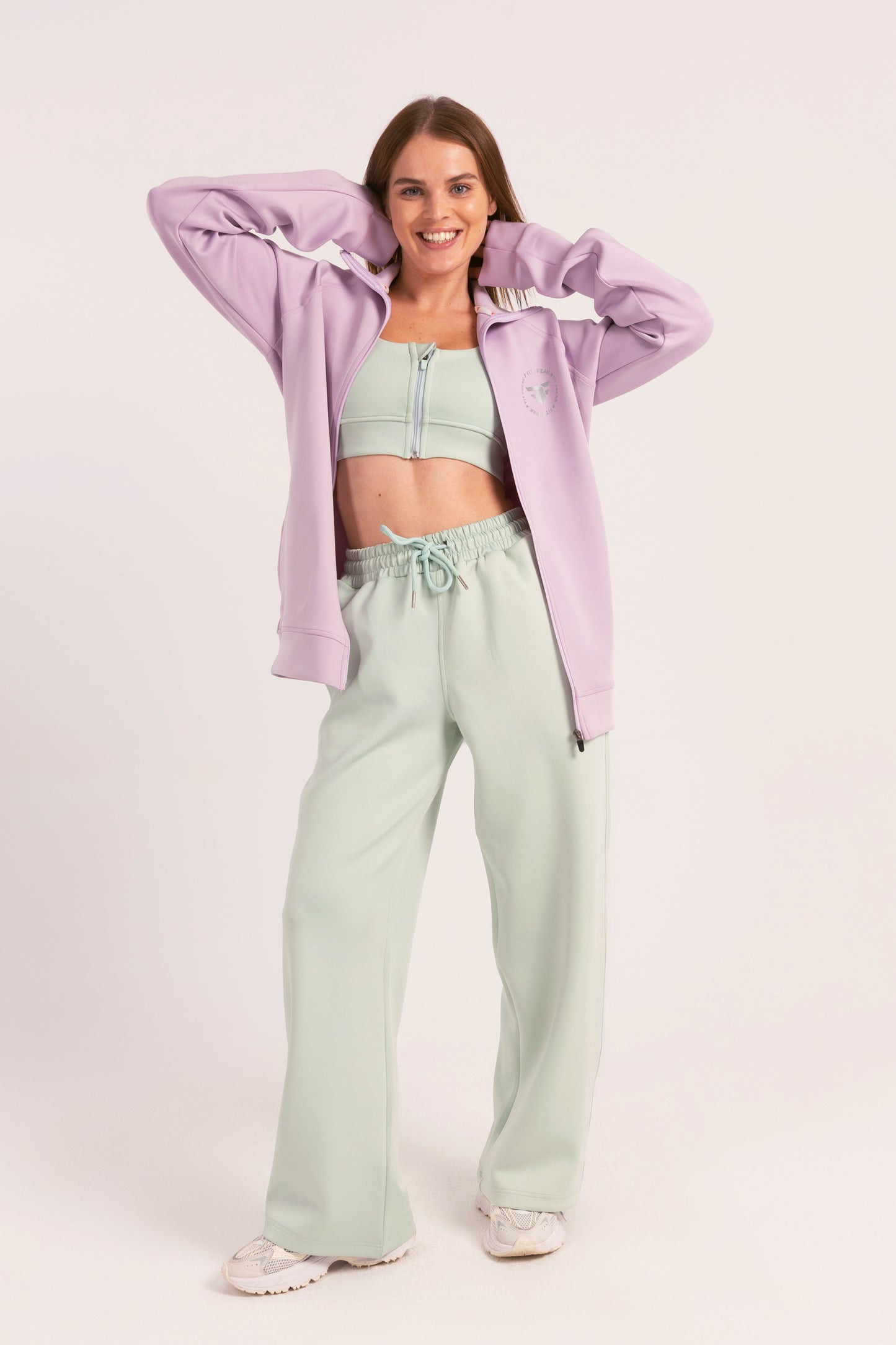 Hybrid Lilac Zip Jacket