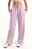 Hybrid Lilac Wide Leg Sweatpants