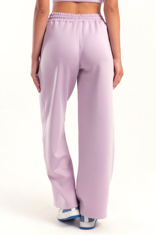 Hybrid Lilac Wide Leg Sweatpants