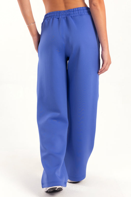 Hybrid Blue Wide Leg Sweatpants