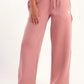 Hybrid Rose Wide Leg Sweatpants