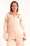 Hybrid Peach Zip Jacket