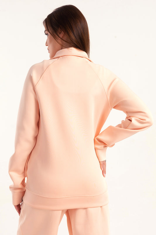 Hybrid Peach Zip Jacket