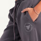 Hybrid Smoke Grey Wide Leg Sweatpants
