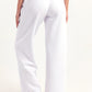 Hybrid White Wide Leg Sweatpants