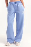 Hybrid Sky Blue Wide Leg Sweatpants