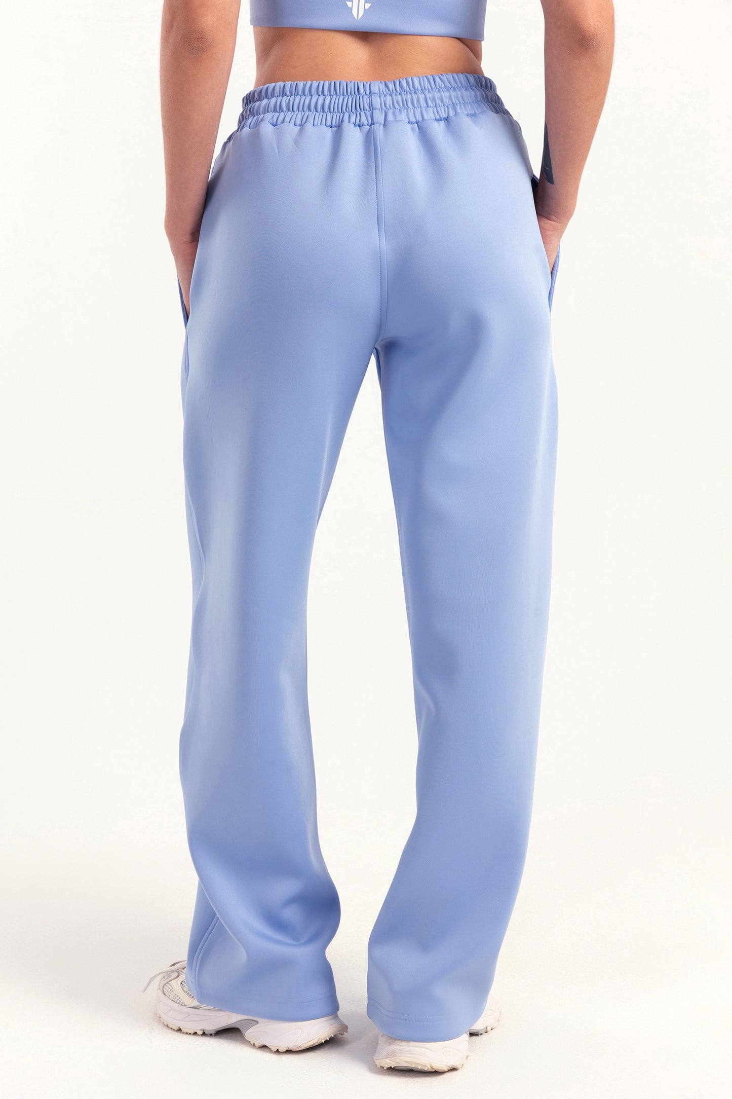 Hybrid Sky Blue Wide Leg Sweatpants