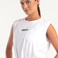 White Twist Knot Sleeveless Top