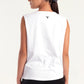 White Twist Knot Sleeveless Top